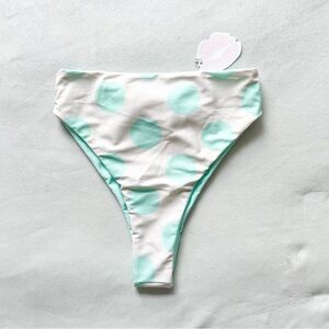 Lolli Mint Polka Dot Bikini Bottom - small